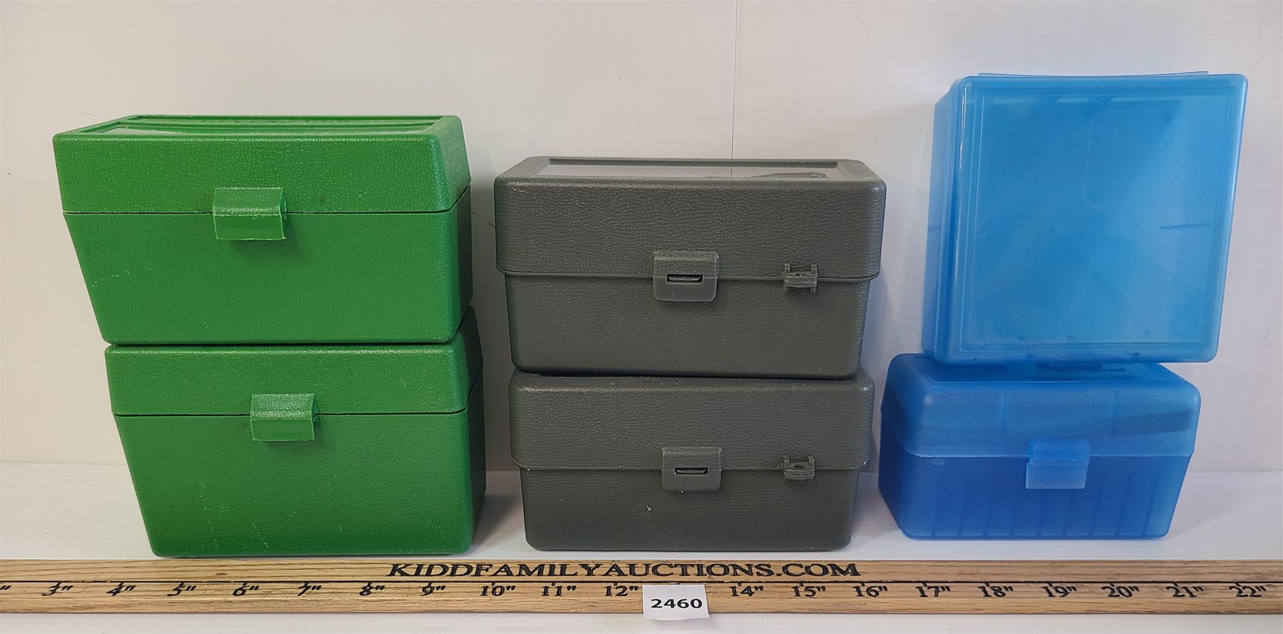 LOT OF 6 - SHELL BOXES - Kidd Family Auctions