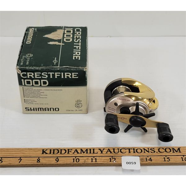 reel shimano crestfire cr1000 SHIMANO CRESTFIRE 100D REEL