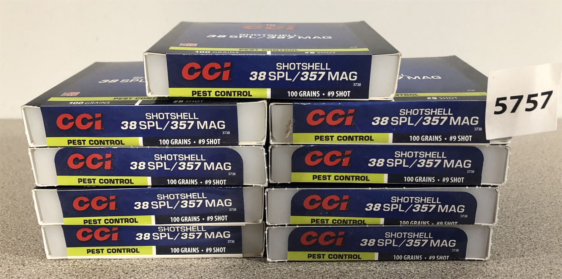 AMMO: 90X CCI .38 SPL / .357 MAG - 100GR - 9 SHOT - SEALED