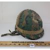 Image 1 : US VIETNAM ERA HEADBAND LINER HELMET W/ CAMO COVER