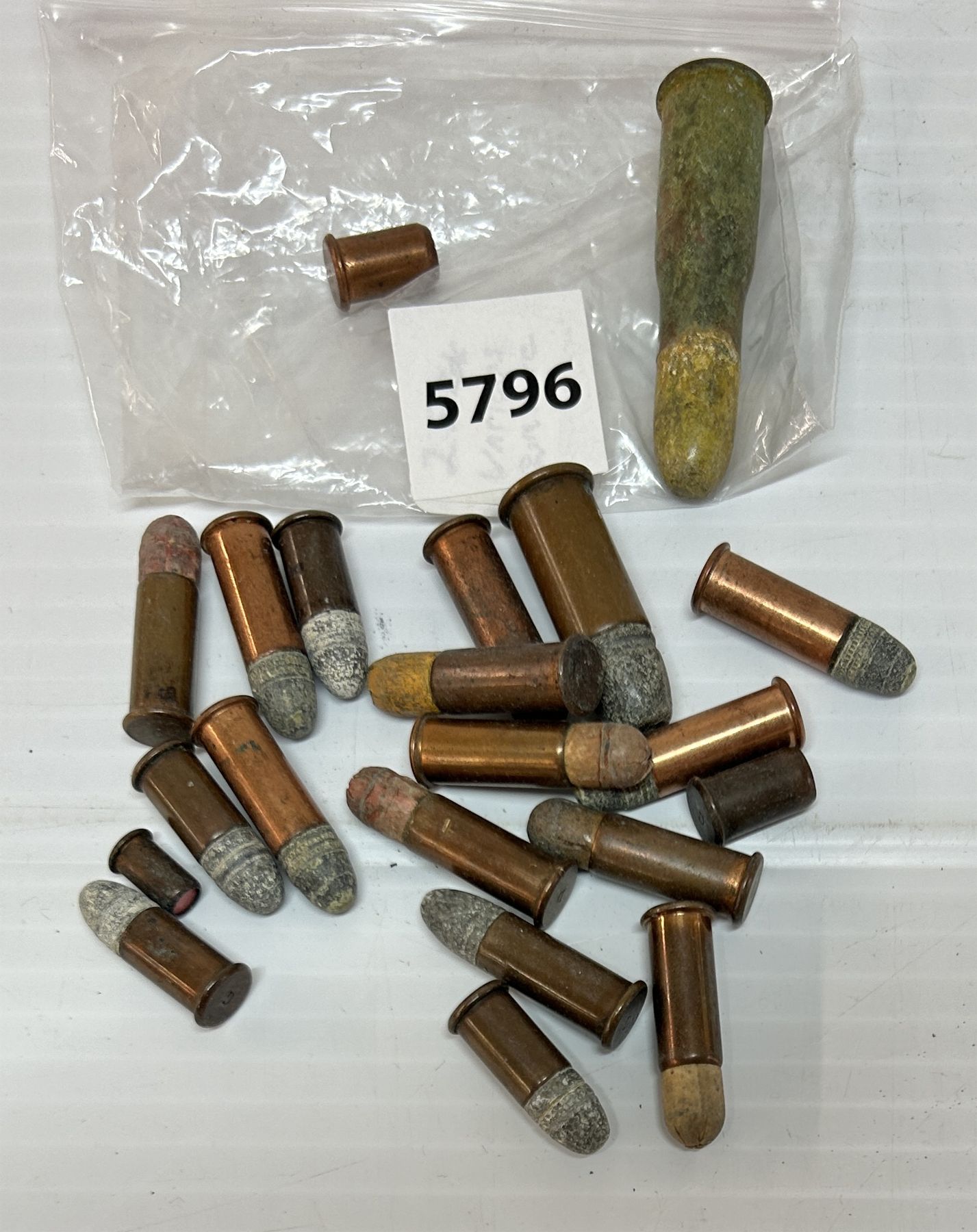 Fired Rounds AMMO: 25 X MIXED RIM FIRE ROUNDS - Kidd Family Auctions