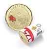 Image 4 : RCM KLONDIKE GOLD RUSh -125 Years, Special Wrap Roll - 25 x $1 Coins With Colour.