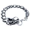 Image 1 : Stainless Steel Link Bracelet w/ Dragon Clasp