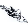 Image 2 : Stainless Steel Link Bracelet w/ Dragon Clasp