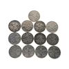 Image 1 : Collection of 13 Canada KING GEORGE Five Cent Coins - NO RESERVE