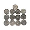 Image 2 : Collection of 13 Canada KING GEORGE Five Cent Coins - NO RESERVE