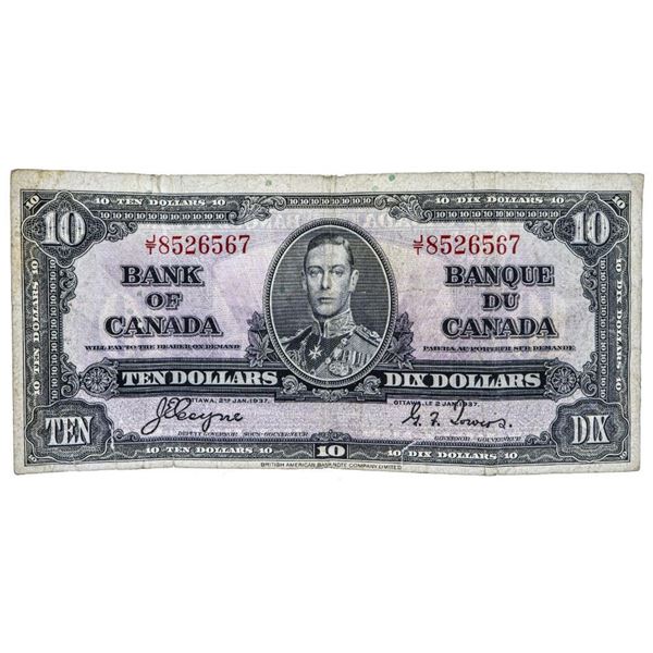 Bank of Canada 1937 $10