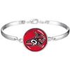 Image 1 : JAMIE STERRITT - Bracelet Dome Glass - Salmon 1