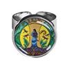 Image 1 : Leah Dorion Adjustable Dome Style Ring, - "Strong Earth Woman"1