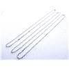 Image 2 : Lot of 3 x Silverplate/Rhodium Overlay Cable Link 20" Chain - Buyer Will Receive 3 Chains1