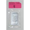 Image 1 : 1 Oz .999 Silver Johnson Matthey Bar 