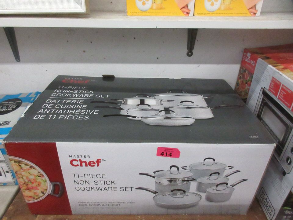 Master Chef Non- Stick Cookware Set - Open Box