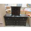 Image 1 : Wood Low  Dresser and Night Stand - Espresso Colour