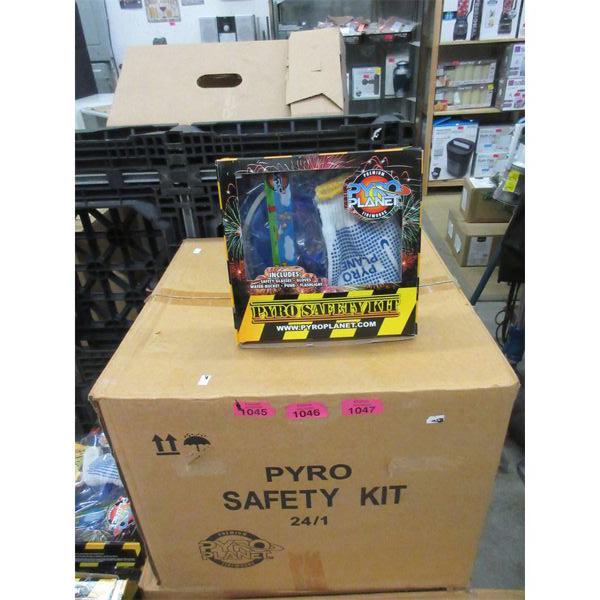 Case of 12 New Pyro Safety Kits for Fireworks