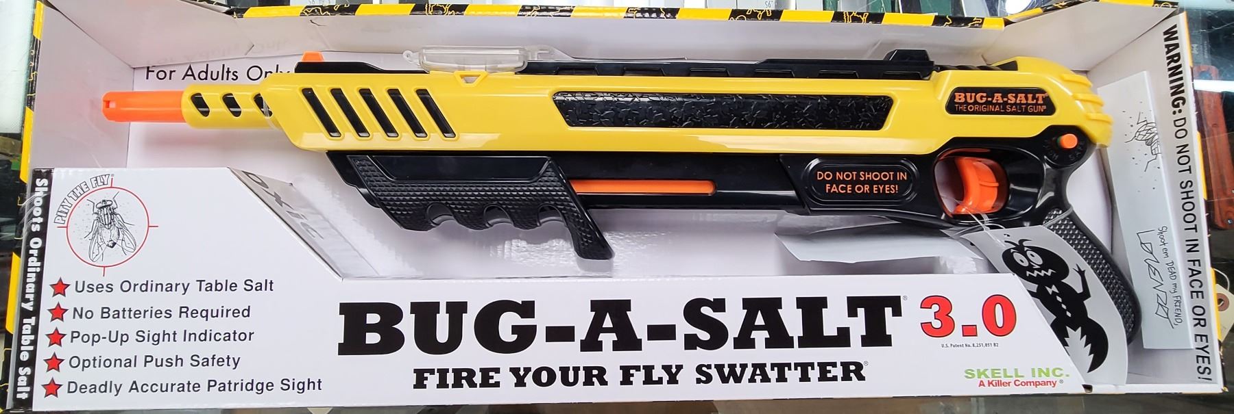 Bug-A-Salt Pump Action Salt Gun - NEW - Great Fun too