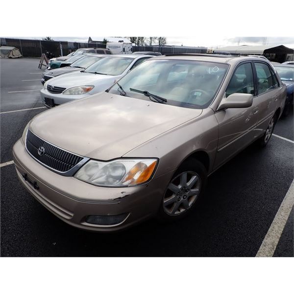2000 Toyota Avalon Speeds Auto Auctions