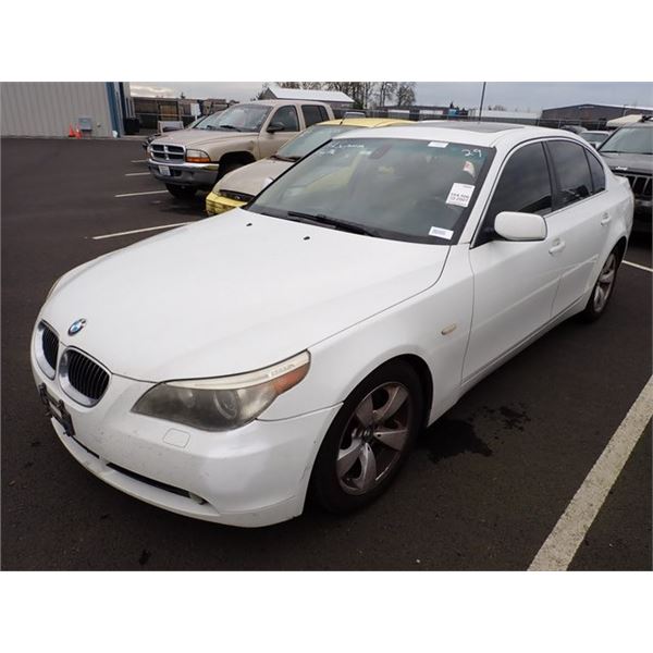 2007 BMW 530i RUNS WITH MECHANICAL PROBLEMS - Speeds Auto Auctions
