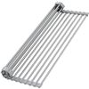 Image 2 : NEW STAINLESS STEEL FOLDING DRAINING RACK - OVER