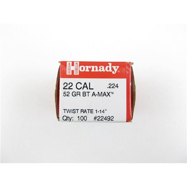 HORNADY .22 CAL BULLETS LOT