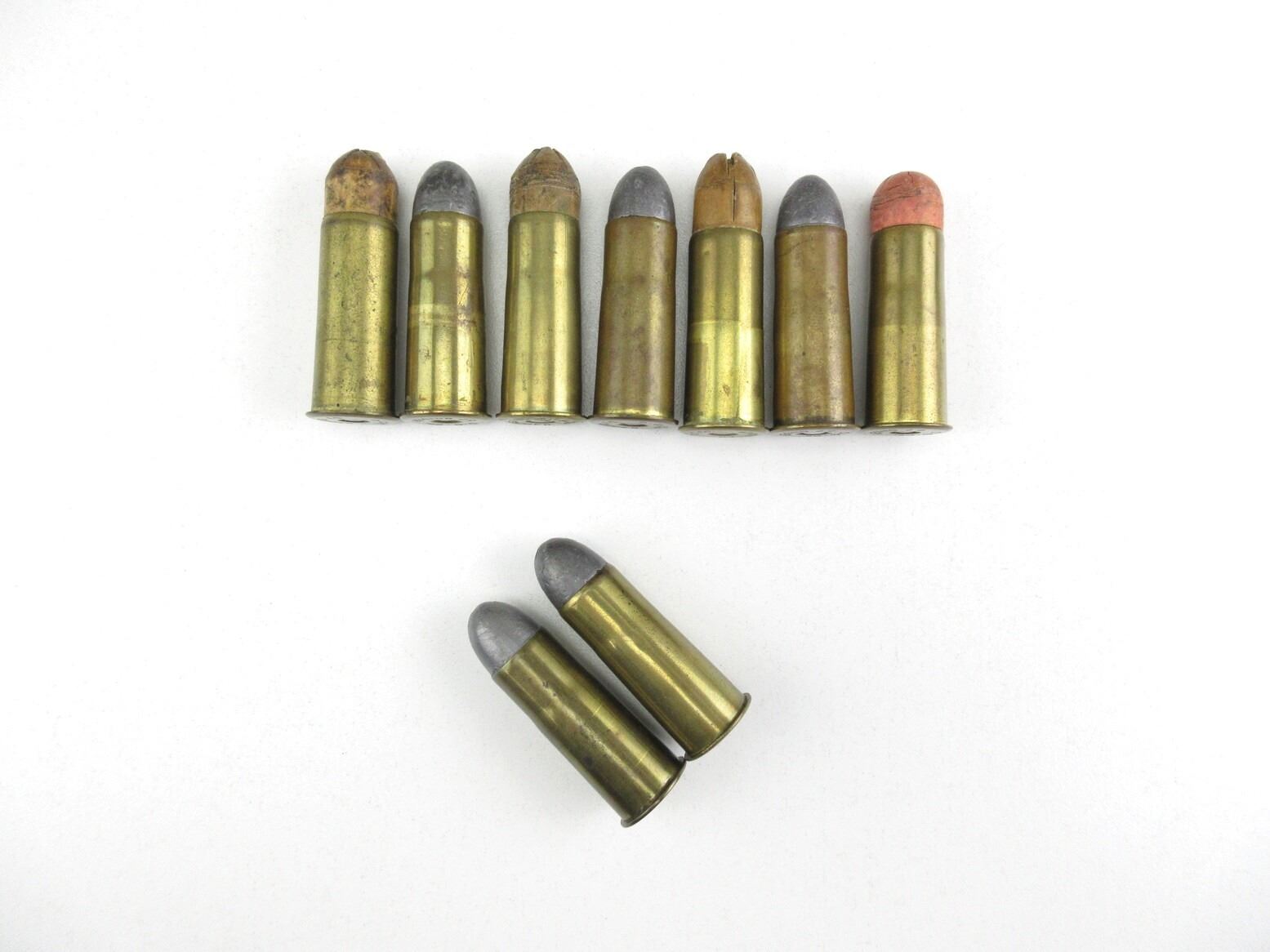 5a Shell Sample CARTRIDGE COLLECTORS SAMPLE OF .57 SNIDER AMMO AND SHOT SHELL LOT ...