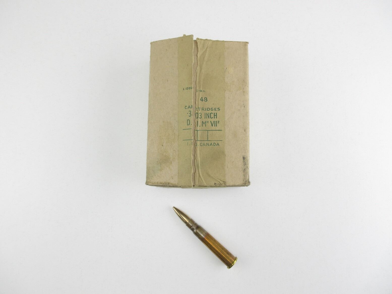 Candian Rifle Bullets Box CANADIAN MILITARY .303 BR BALL AMMO LOT - Switzer's Auction & Appraisal ...