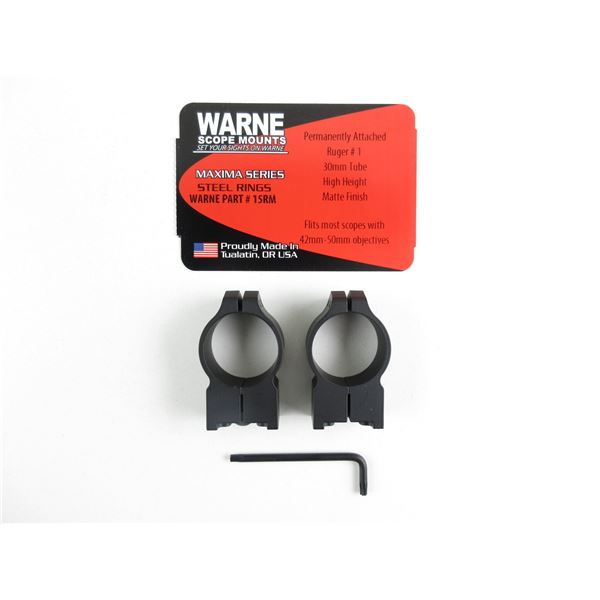 WARNE SCOPE RINGS
