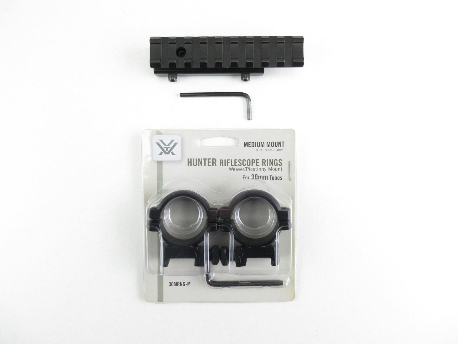 VORTEX HUNTER RIFLE SCOPE RINGS AND RAIL RISER / 3/8