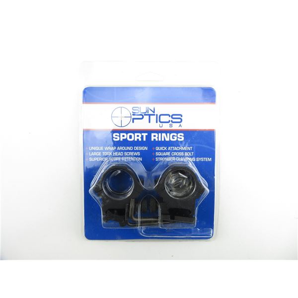 Sun Optics Risers SUN OPTICS SPORT RINGS SCOPE RINGS AND BASES LOT