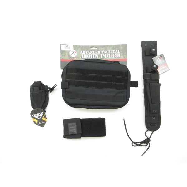 TACTICAL ADMIN POUCH WITH SHEATH, ETC