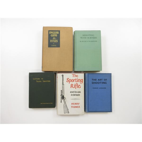 ASSORTED GUNS AND SHOOTING BOOK LOT