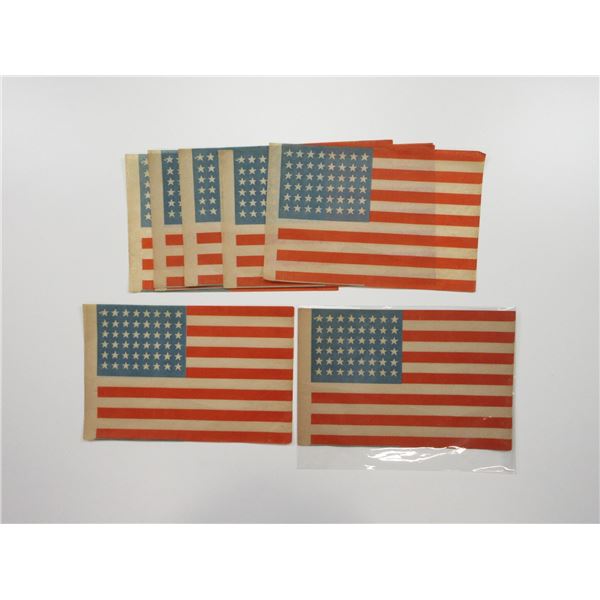 VINTAGE PAPER U.S. FLAG LOT