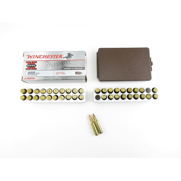 ASSORTED .222 REM AMMO LOT