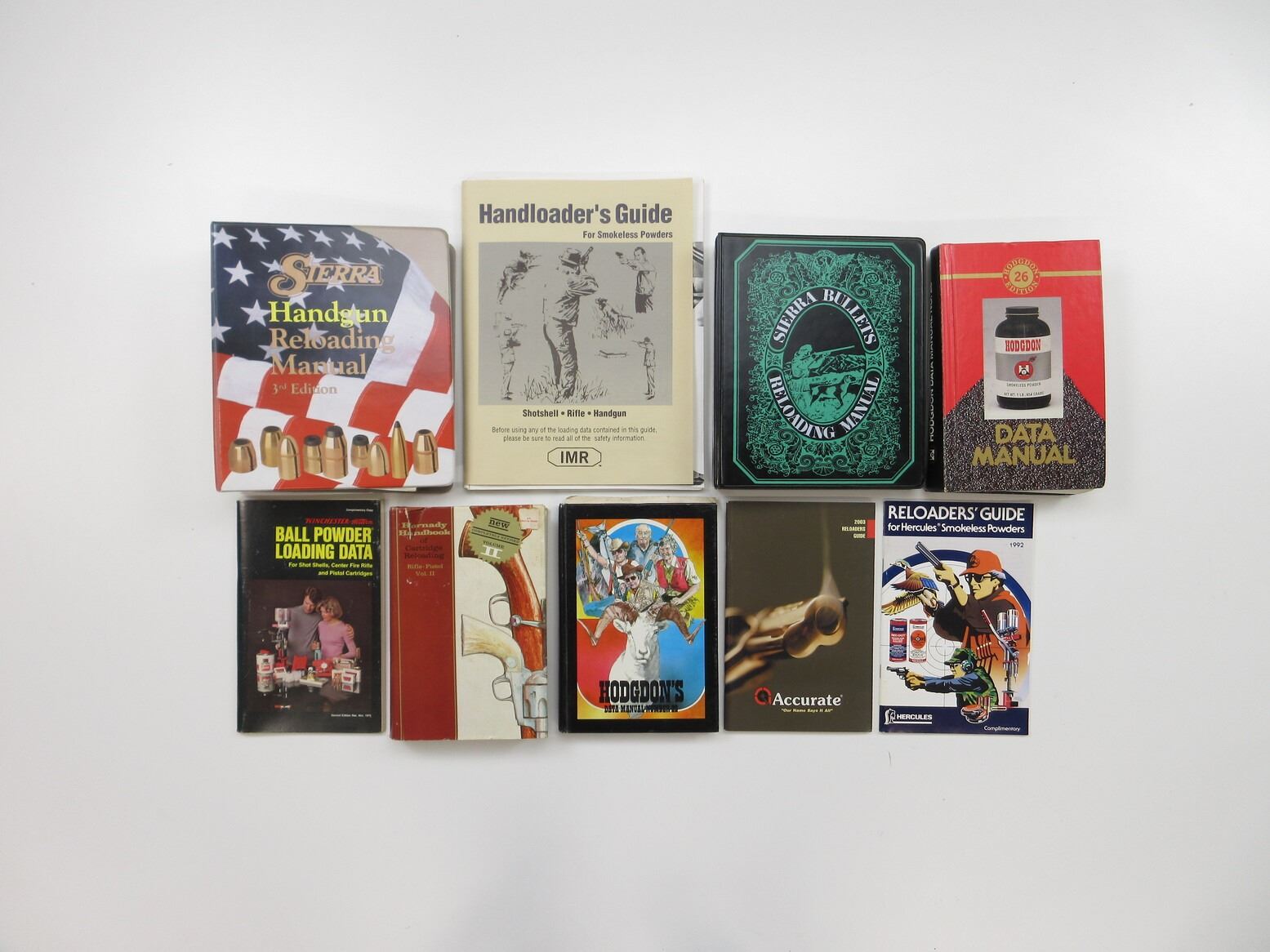 E Loading Book ASSORTED RELOADING BOOK / MANUAL LOT