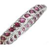 Image 2 : Natural Unheated Oval Rhodolite Garnet Bangle