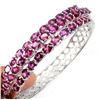 Image 2 : Natural Stunning Rhodolite Garnet Bangle