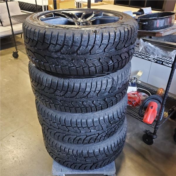 SET OF 4 HANKOOK P265/50R20 TIRES ON RIMS