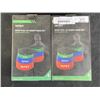 Image 1 : 2 NEW 4 PIECE EXERCISE BAND SETS