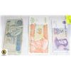 Image 1 : LOT OF 3 WORLD DICTATOR BILLS