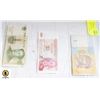 Image 1 : LOT OF 3 WORLD BILLS, UKRAINE,
