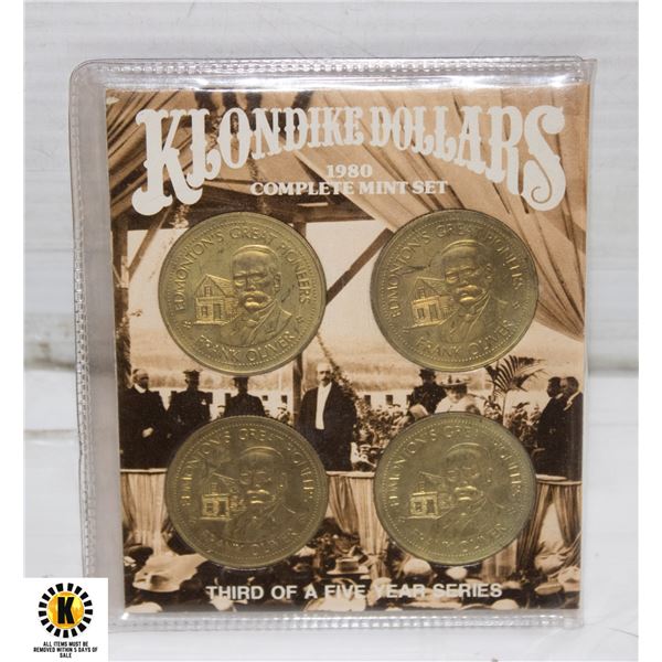 1980 KLONDIKE DOLLARS FULL SET