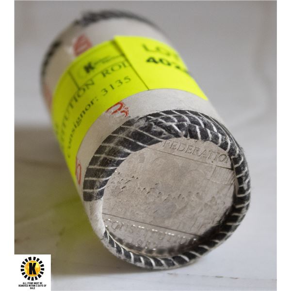 1982 ORGINAL CONSTITUTION  ROLL NICKEL