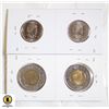 Image 2 : LOT OF 4 COMMEMORATIVE CANADIAN COINS