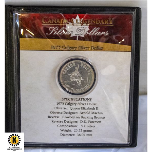 1975 CALGARY SILVER DOLLAR