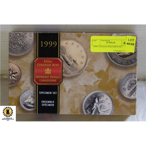 1999 CANADA SPECIMEN SET