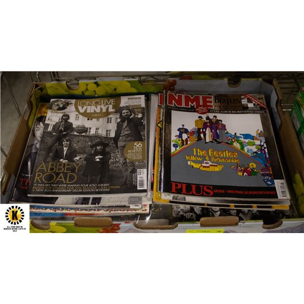 LOT OF BEATLES THEMED MAGAZINES