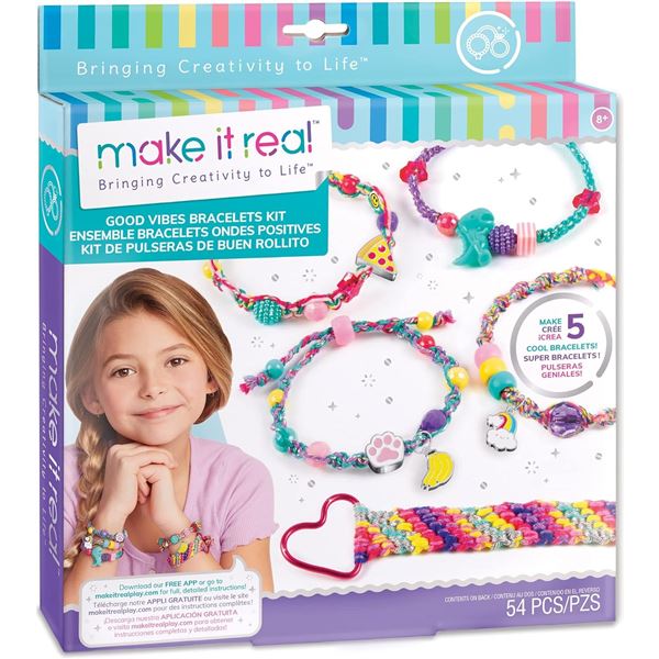 54PCS MAKE IT REAL BRACELET KIT