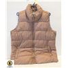 Image 1 : LADIES XL PINK PUFFER VEST - OLD NAVY