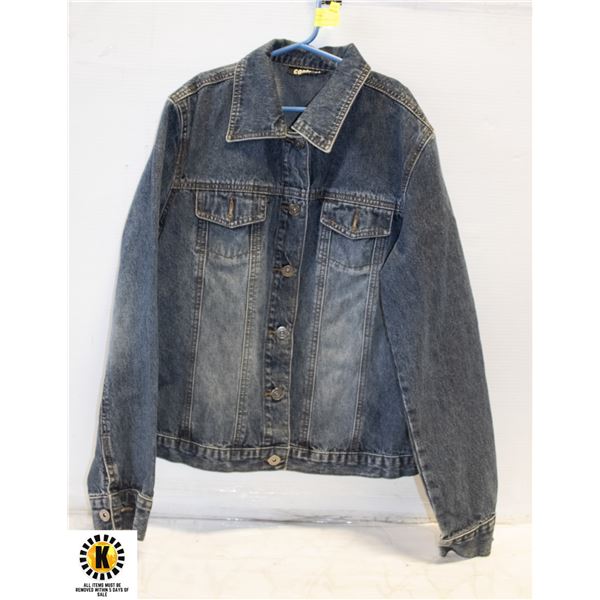 LADIES M CONTRAST JEAN JACKET