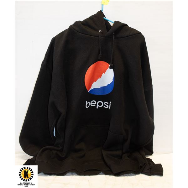 MENS XXXL BLK BEPSI HOODIE