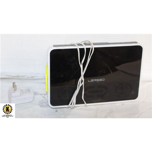 LERSSGO ALARM CLOCK - WORKS ON BATTERIES OR WALL